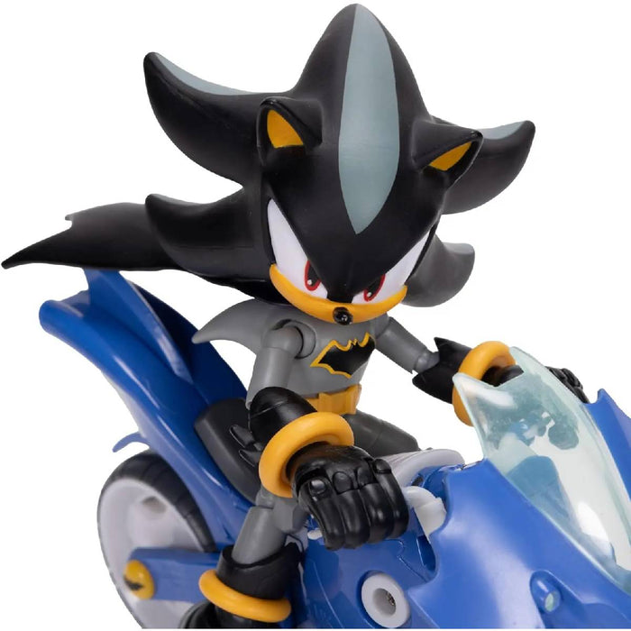 JAKKS PACIFIC Shadow Batman Con Batcycle - 433694-V1