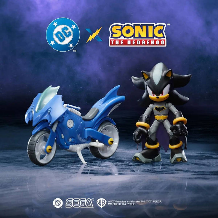 JAKKS PACIFIC Shadow Batman Con Batcycle - 433694-V1