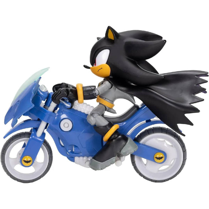 JAKKS PACIFIC Shadow Batman Con Batcycle - 433694-V1