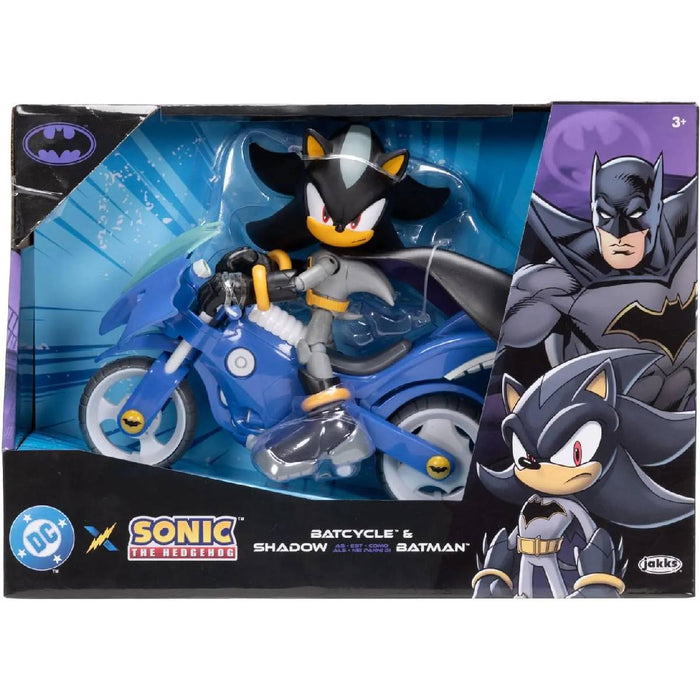 JAKKS PACIFIC Shadow Batman Con Batcycle - 433694-V1