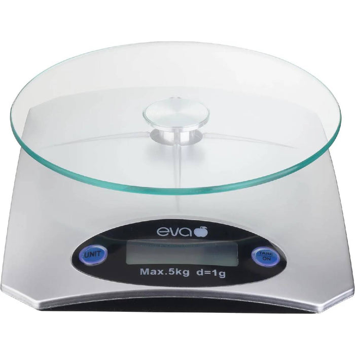 KAUFGUT Bilancia Cucina Eva Silver 5 Kg - 033344
