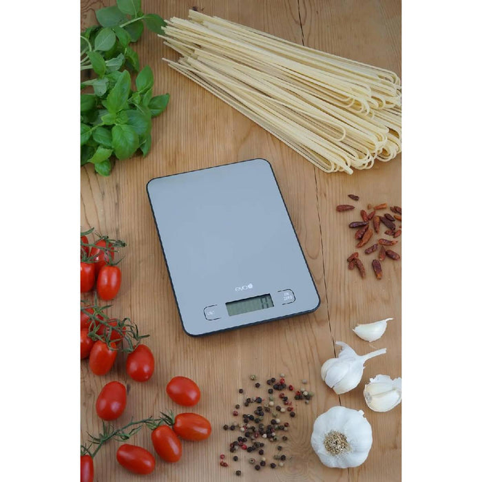 KAUFGUT Bilancia Cucina Digitale Acciaio Inossidabile 10 Kg - 033379