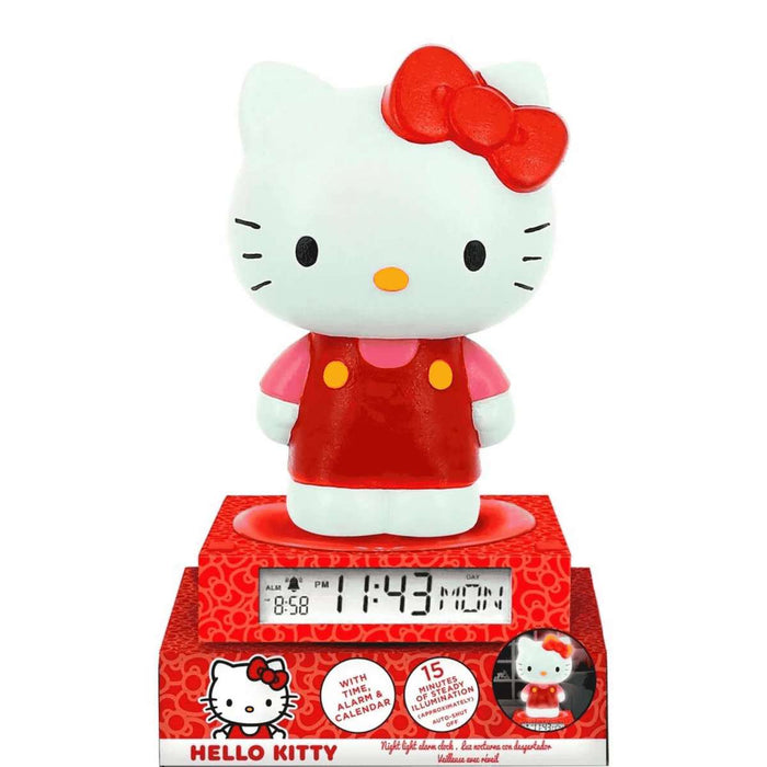 KIDS LICENSING Hello Kitty Lampada 3D Con Sveglia - HK50198