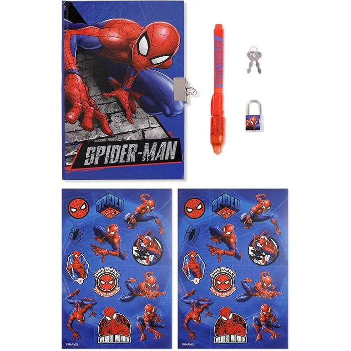 KIDS LICENSING Spiderman Diario Con Penna Magica - SP50044