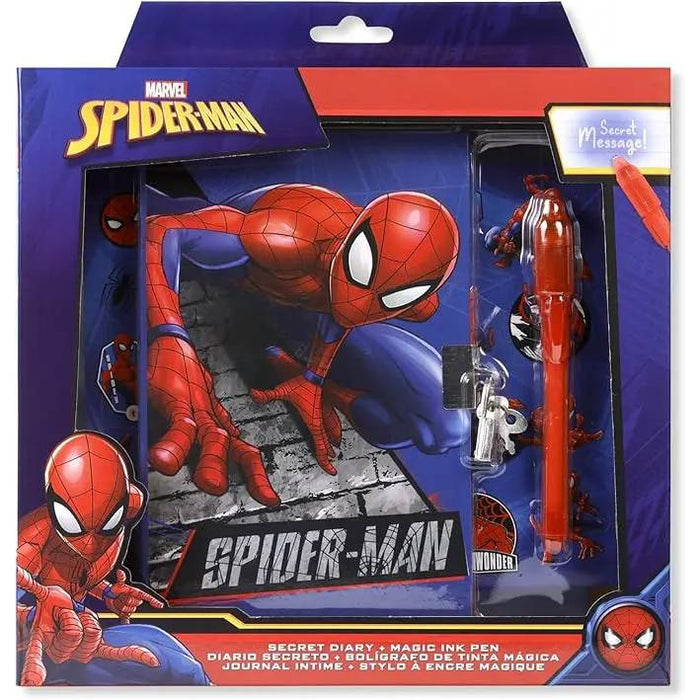 KIDS LICENSING Spiderman Diario Con Penna Magica - SP50044