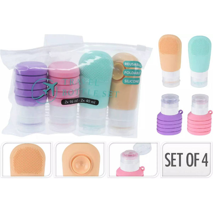 KOOPMAN Kit 5 Pz Flaconi In Silicone Da Viaggio - 170459910