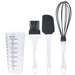 KOOPMAN Set Di 4 Accessori Per Pasticceria Grigia 500 Ml