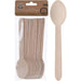 KOOPMAN Confezione 20 Cucchiaini In Legno Di Betulla Cm 16