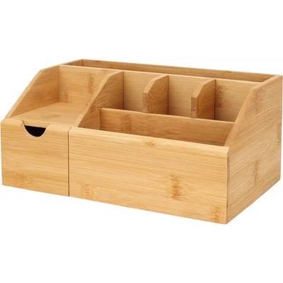 KOOPMAN Organizer Cosmetici In Bambù 24 × 15 × 11 Cm - 784610320