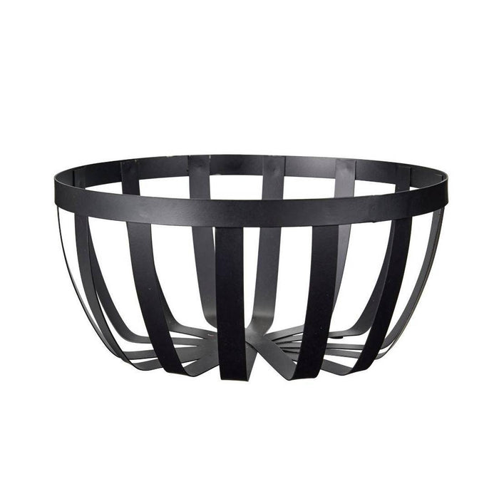 KOOPMAN Cesto In Metallo Nero Per Frutta 25X12 Cm - A12441780