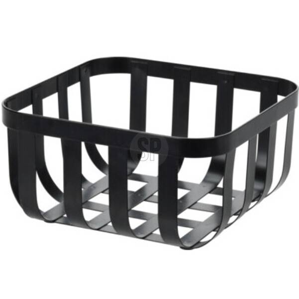 KOOPMAN Cesto In Metallo Nero Per Frutta 19X19X9 Cm - A12441790