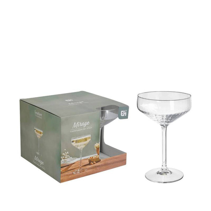 KOOPMAN 4 Coppe Champagne In Vetro 300 Ml - CC7002060
