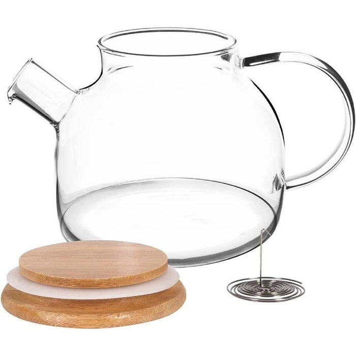 KOOPMAN Theiera In Vetro Con Filtro E Tappo In Bambu - CD1002670