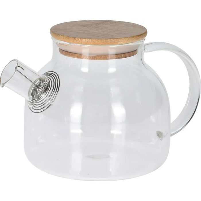 KOOPMAN Theiera In Vetro Con Filtro E Tappo In Bambu - CD1002670