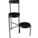 KOOPMAN Supporto Vasi A 3 Piani 46X32X16 Cm Nero - DD1001220