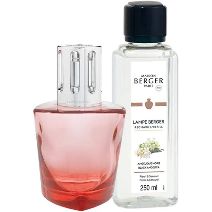 MAISON BERGER Cofanetto Lampada Catalitica Terra Rouge Con 250Ml Di Angélique Noir - 4783