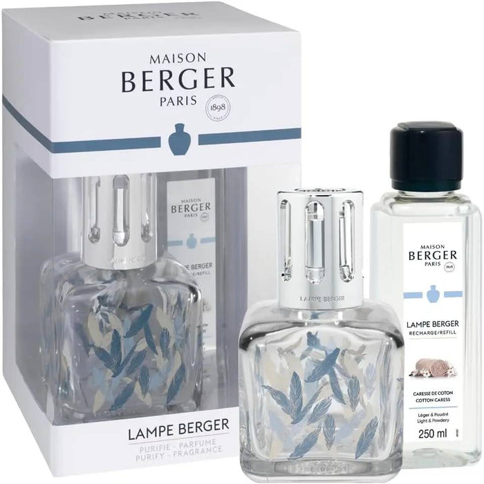 MAISON BERGER Cofanetto Lampada Catalitica Glacon Piuma Con 250Ml Caresse De Coton - 4807