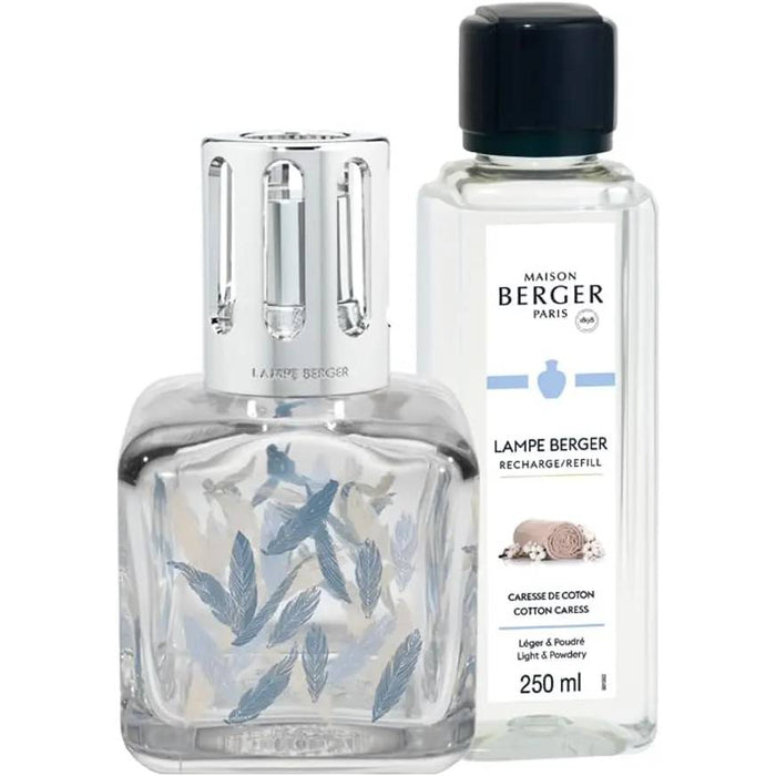 MAISON BERGER Cofanetto Lampada Catalitica Glacon Piuma Con 250Ml Caresse De Coton - 4807