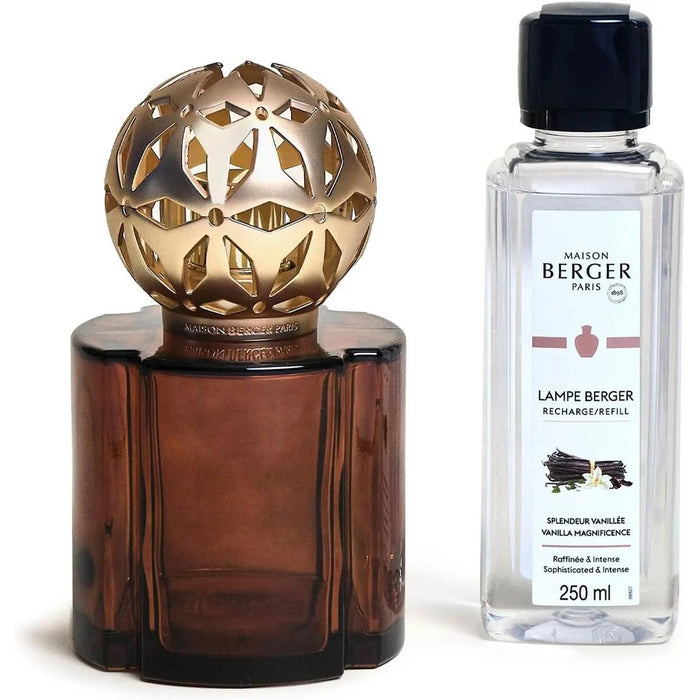 MAISON BERGER Lampada Catalitica Cofanetto Pomelis - Chocolat Con 250Ml Di Splendeur Vanillée - 4864