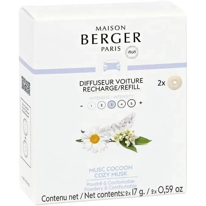 MAISON BERGER Ricariche Per Diffusore Auto 2 Pz - Musc Cocoon - 7825