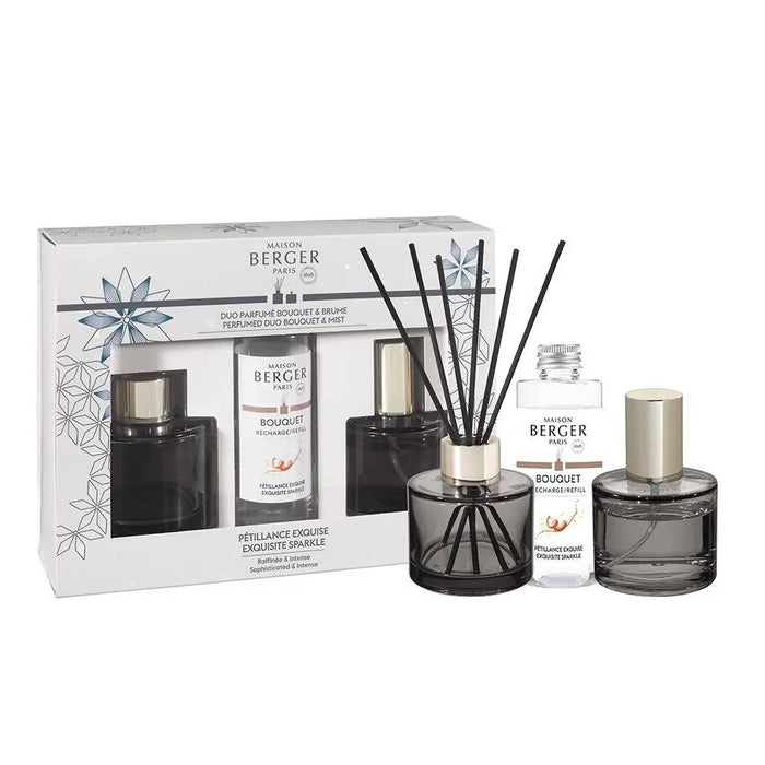 MAISON BERGER Collezione Rosalie - Duo Mini Bouquet 90Ml E Spray 50Gr Pétillance Exquise - 7859