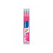 PILOT Set Da 3 Refill 0,7Mm Per Penne Cancellabili Frixion Ball Rosa - PIL6490