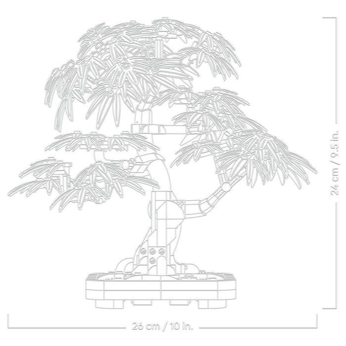 LEGO Bonsai Di Acero Rosso Giapponese - 10348