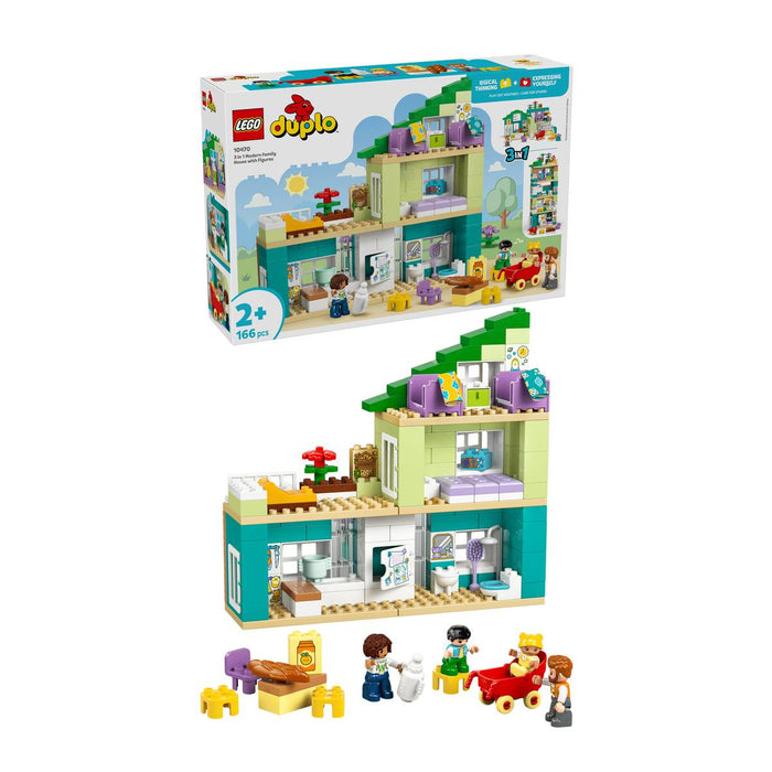 LEGO Casa Familiare Moderna 3 In 1 Con Personaggi - 10470