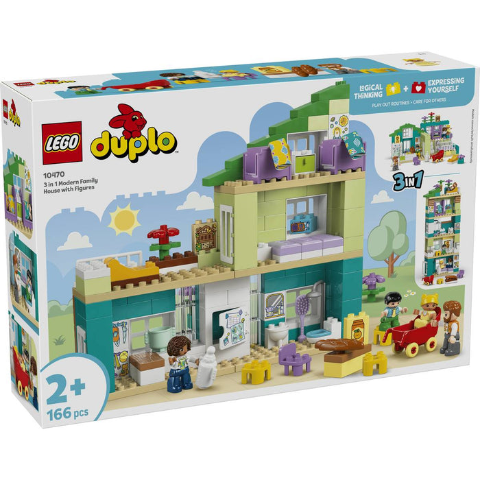 LEGO Casa Familiare Moderna 3 In 1 Con Personaggi - 10470