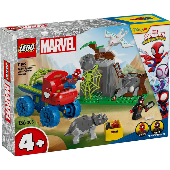 LEGO Team Spidey Salvataggio Su Dino-Ruspa - 11199