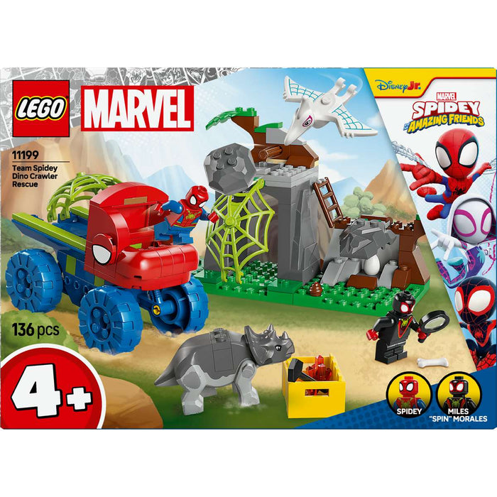 LEGO Team Spidey Salvataggio Su Dino-Ruspa - 11199