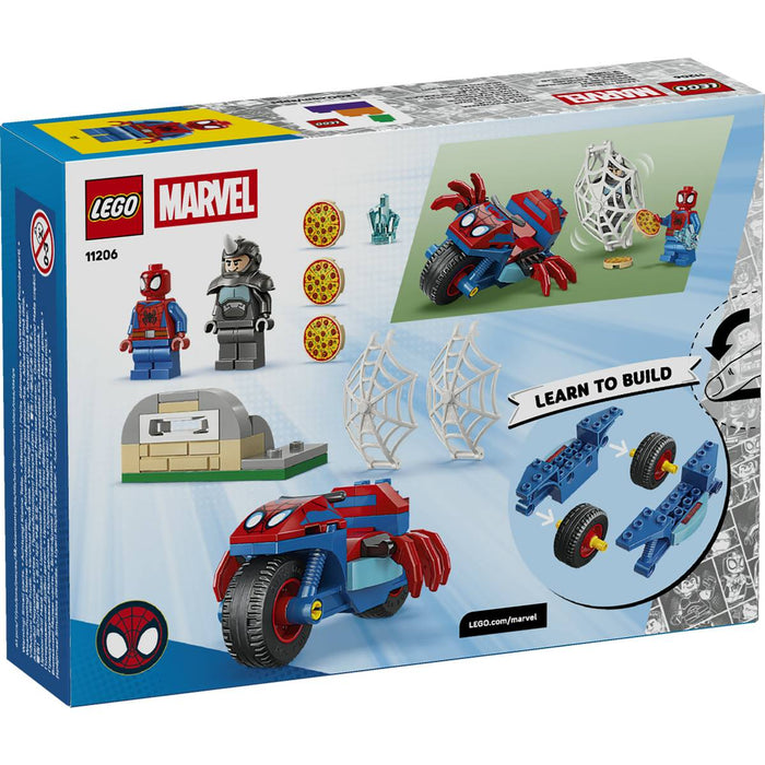 LEGO Spidey Sulla Moto Contro Rhino - 11206