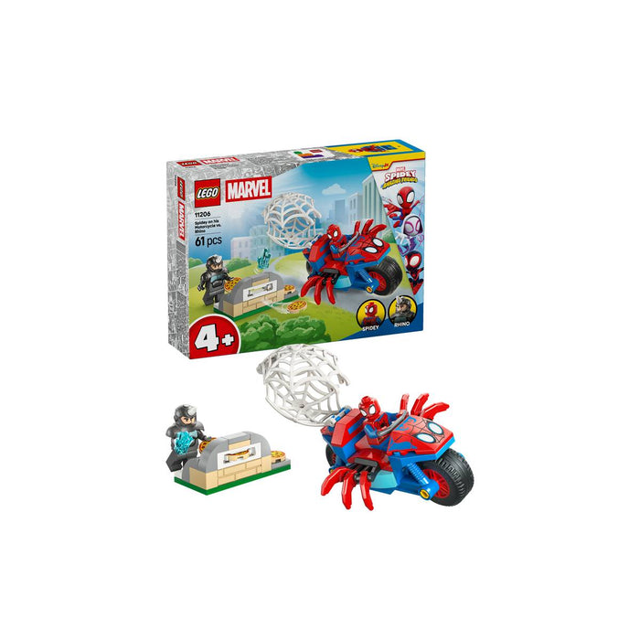 LEGO Spidey Sulla Moto Contro Rhino - 11206