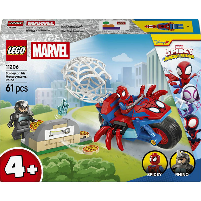 LEGO Spidey Sulla Moto Contro Rhino - 11206