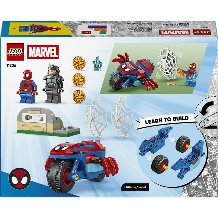 LEGO Spidey Sulla Moto Contro Rhino - 11206