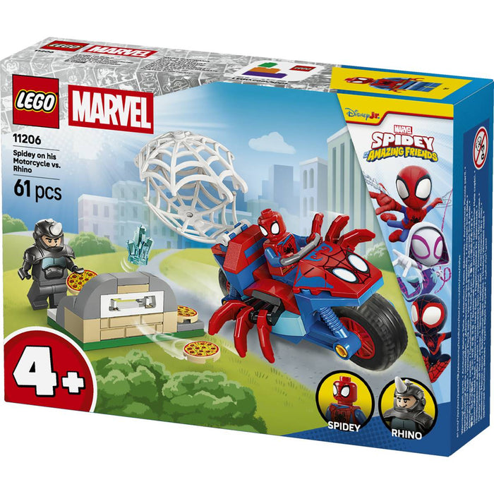 LEGO Spidey Sulla Moto Contro Rhino - 11206