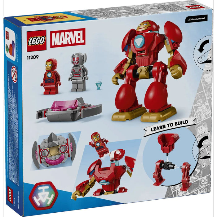 LEGO Ultron Vs. Iron Man - 11209, Giocattolo Da Supereroi Con Action Figure Mech E 2 Minifigure, Regalo Per Bambini 4+