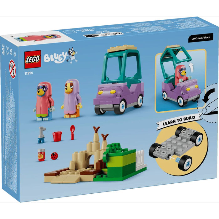 LEGO Nonne Con Bingo E Bluey - 11216, Giochi Didattici Con Macchina, 2 Minifigure E Giardino, Idea Regalo Per Bambini 4+