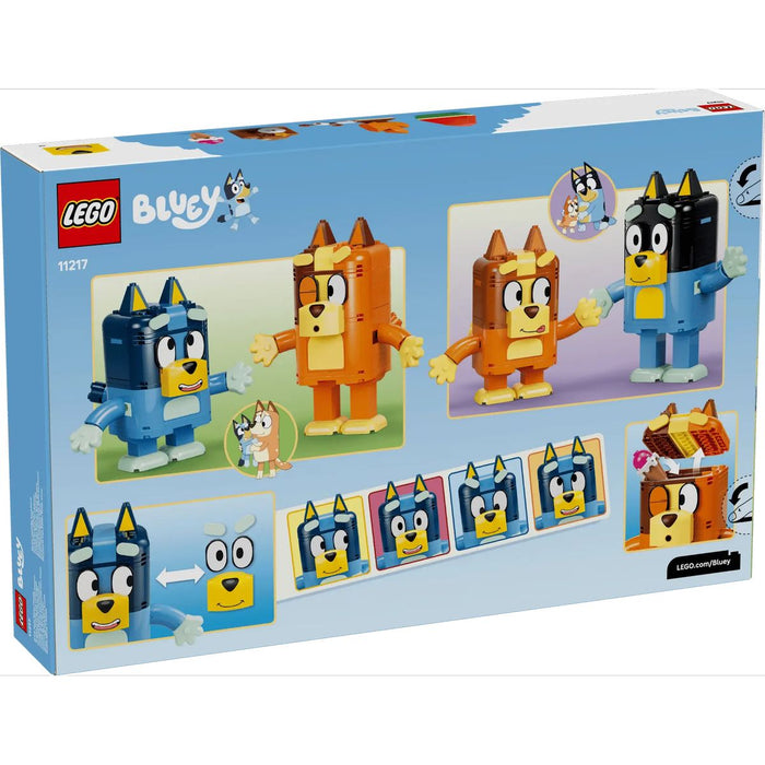 LEGO Famiglia Bluey In Mattoncini - 11217, Giochi Didattici Con 4 Personaggi E Accessori, Regalo Di Compleanno Bambini 5+