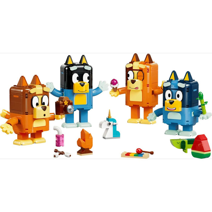 LEGO Famiglia Bluey In Mattoncini - 11217, Giochi Didattici Con 4 Personaggi E Accessori, Regalo Di Compleanno Bambini 5+