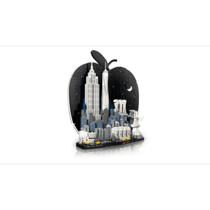 LEGO New York City – La Grande Mela - 21066, Kit Modellismo Da Adulti, Decorazione Con Monumenti, Regalo Fai Da Te