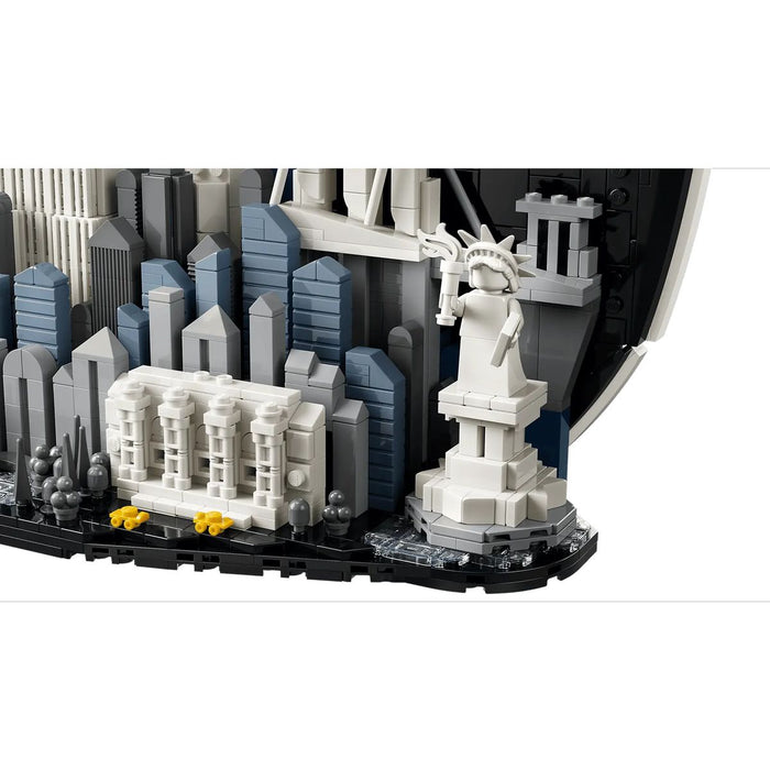 LEGO New York City – La Grande Mela - 21066, Kit Modellismo Da Adulti, Decorazione Con Monumenti, Regalo Fai Da Te