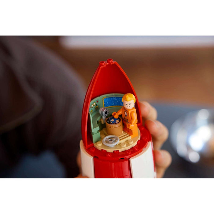 LEGO Razzo Lunare Di Tintin - 21367, Kit Modellismo Per Adulti, 5 Minifigure, Cane, Decorazioni Fai Da Te, Regalo Per Fan