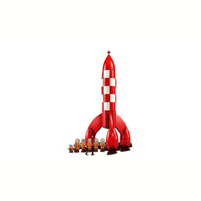 LEGO Razzo Lunare Di Tintin - 21367, Kit Modellismo Per Adulti, 5 Minifigure, Cane, Decorazioni Fai Da Te, Regalo Per Fan