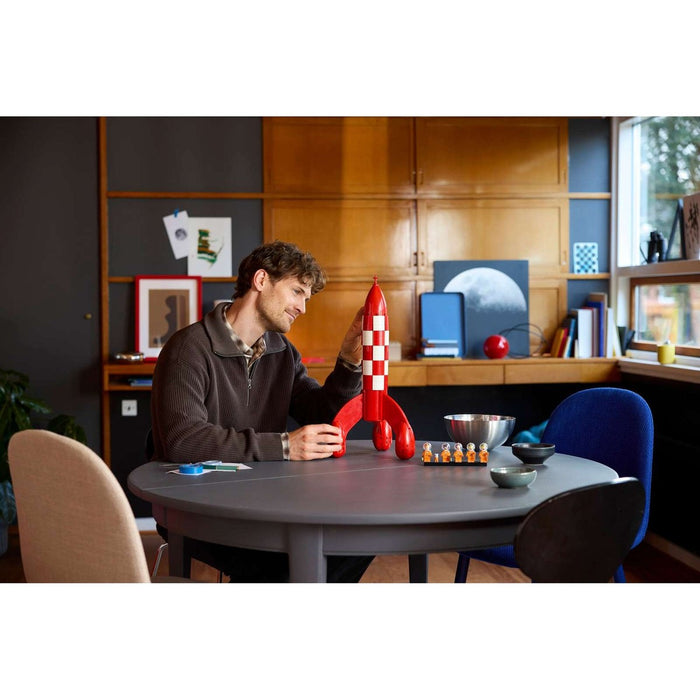 LEGO Razzo Lunare Di Tintin - 21367, Kit Modellismo Per Adulti, 5 Minifigure, Cane, Decorazioni Fai Da Te, Regalo Per Fan