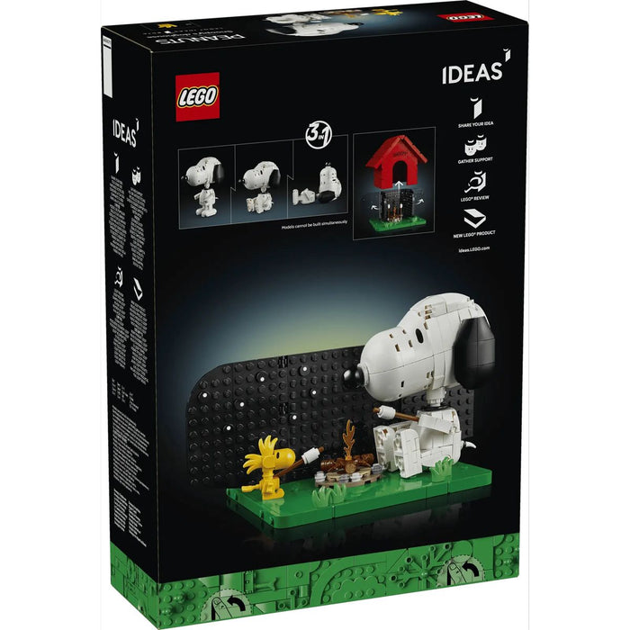 LEGO Peanuts: La Cuccia Di Snoopy - 21368, Kit Modellismo Da Esposizione Per Adulti Con Personaggi Di Snoopy E Woodstock