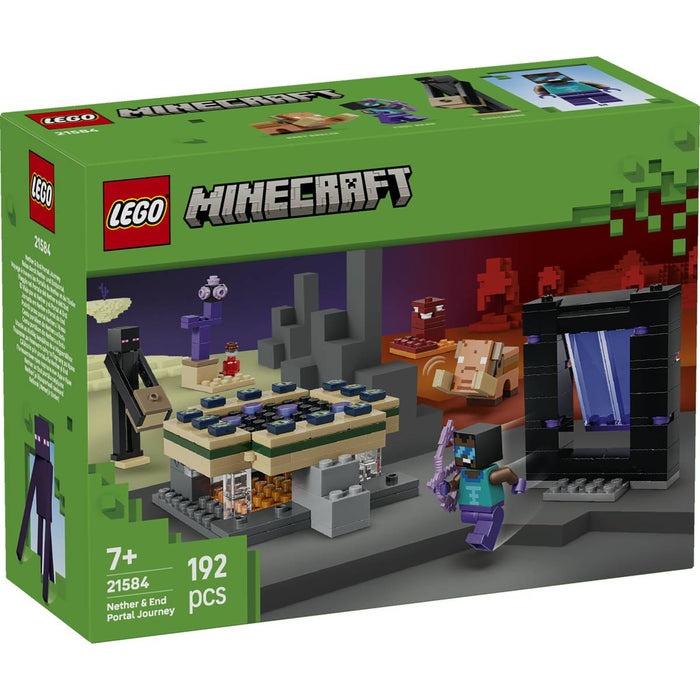 LEGO Minecraft Viaggio Nel Portale Del Nether E Dell’End - 21584