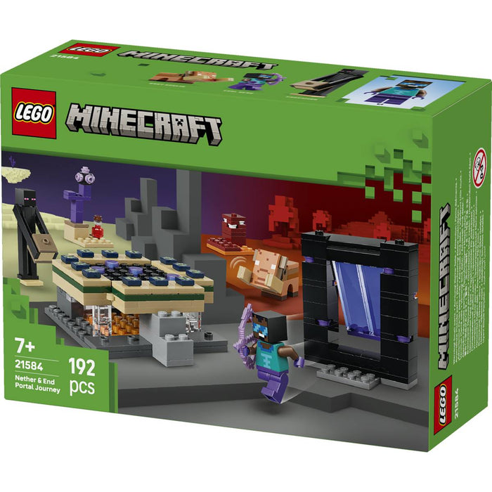 LEGO Minecraft Viaggio Nel Portale Del Nether E Dell’End - 21584