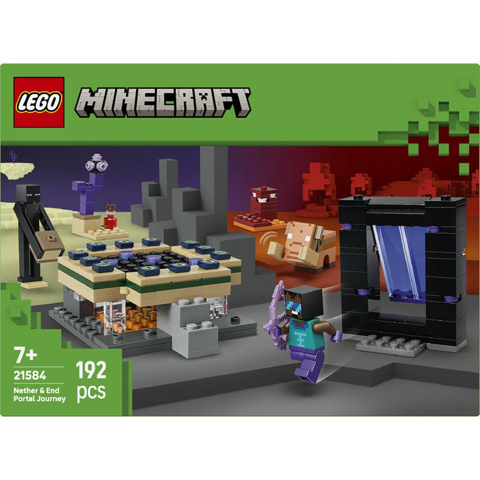 LEGO Minecraft Viaggio Nel Portale Del Nether E Dell’End - 21584