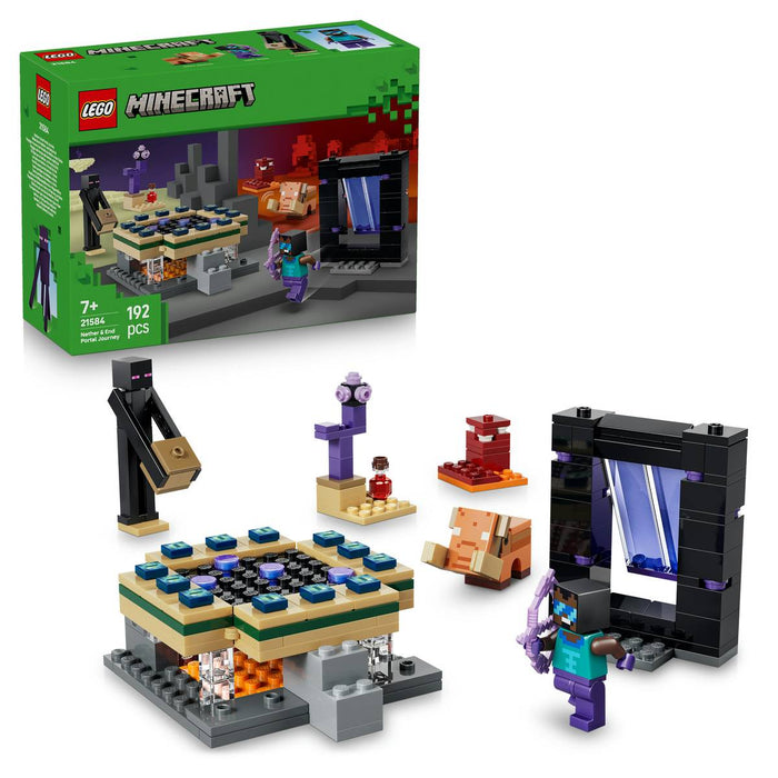 LEGO Minecraft Viaggio Nel Portale Del Nether E Dell’End - 21584